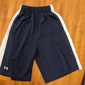 Men's navy Under Armour shorts